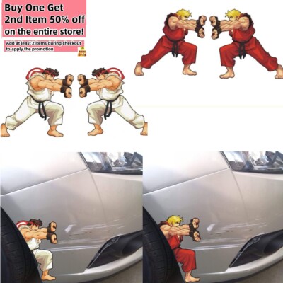 Street Fighter Ryu Ken Auto Decal Car Truck Window Bumper Waterproof ...