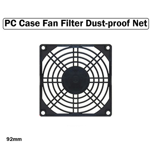 Staubdicht 92mm Case Fan Staubfilter Schutz Grill Protector Abdeckung PC DE