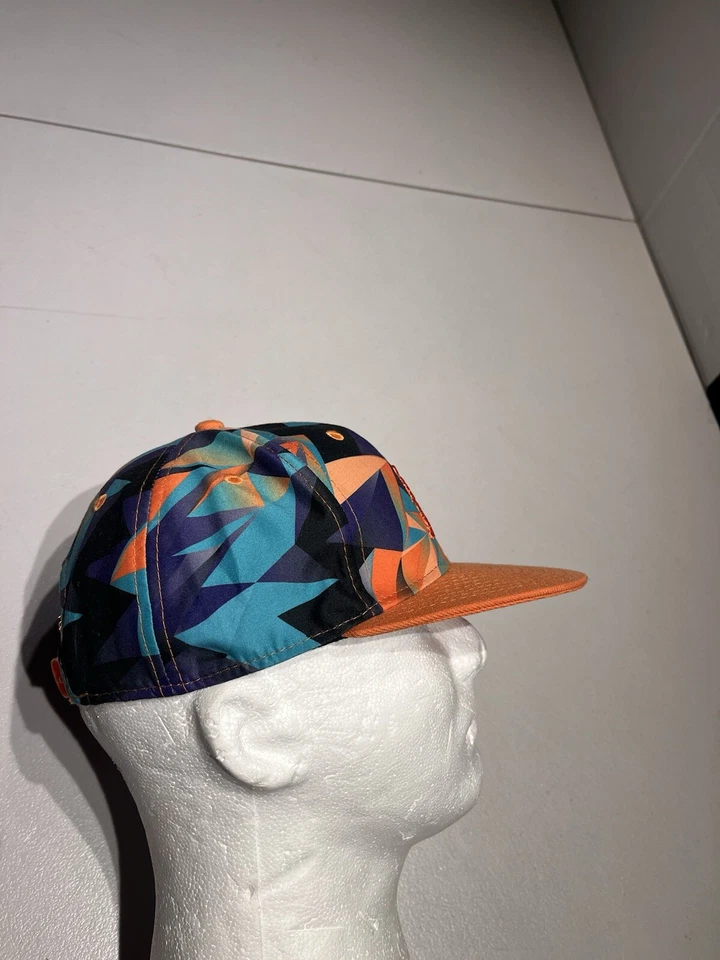 Gorra Air Jordan Juvenil Jumpman Snapback Gimnasio Naranja Brillante Teal Geométrica Foto 4 de 4