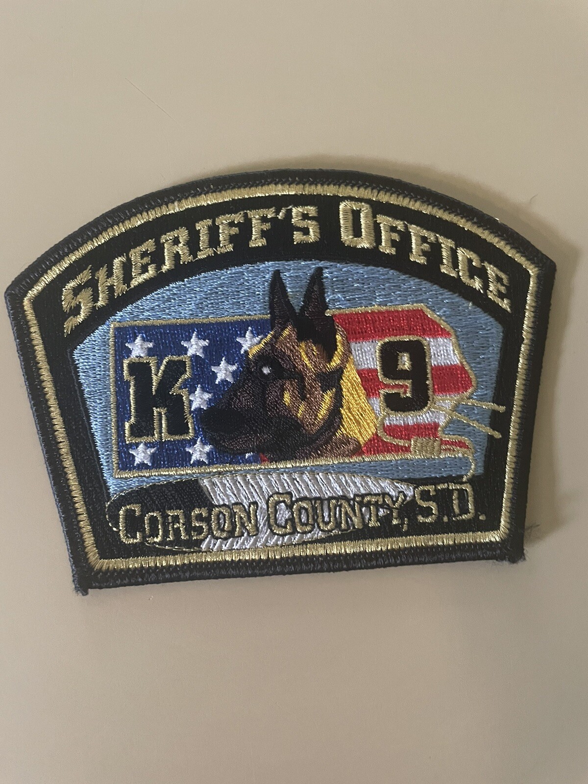 South Dakota Corson County Sheriff's Office K9 SD Police Dept Patch