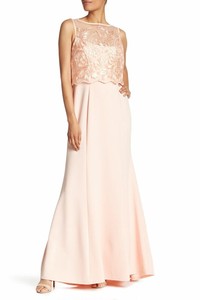 marina embellished v neck gown