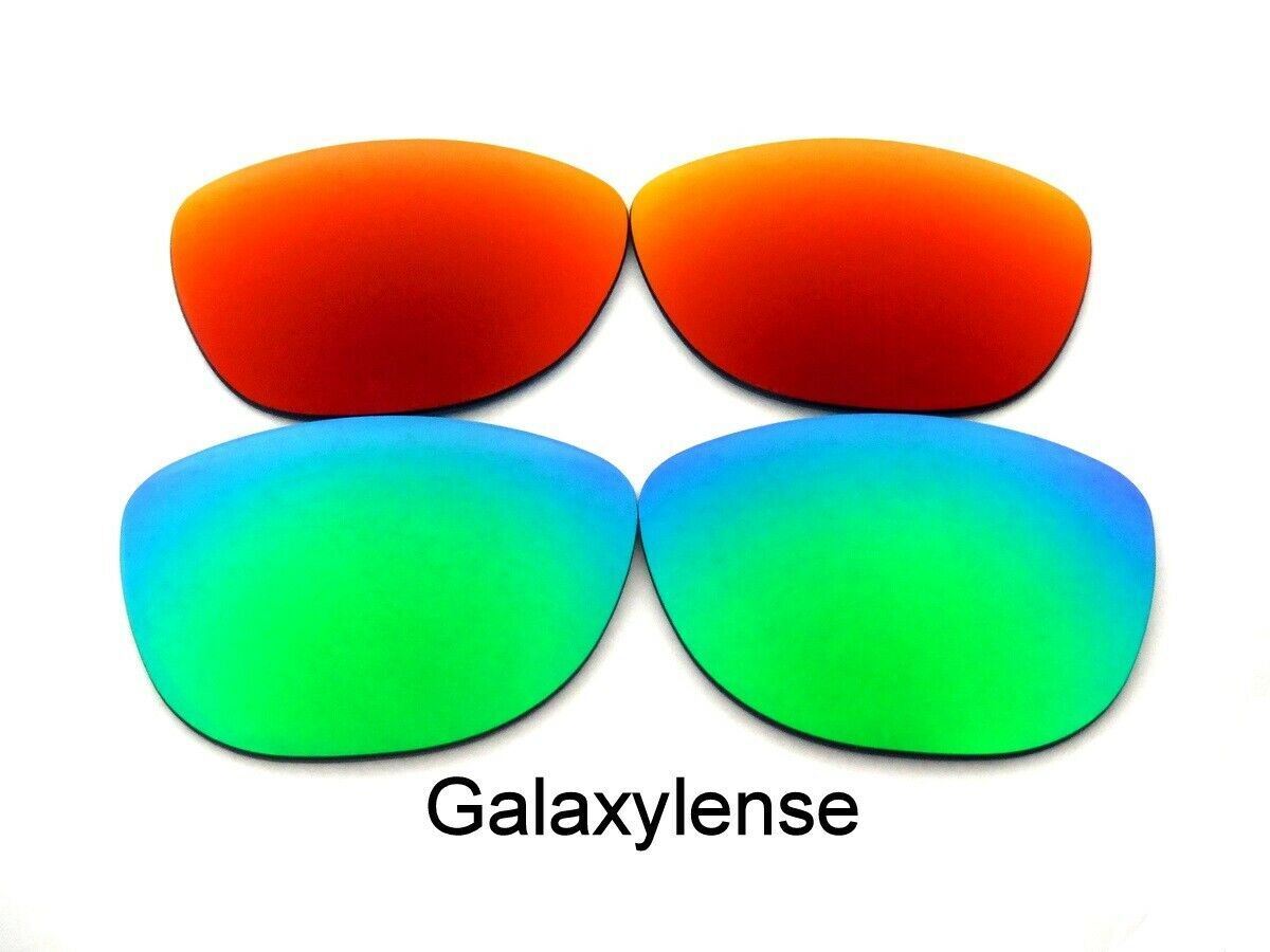 Galaxy Replacement Lenses For Oakley Enduro Sunglasses Green/Red