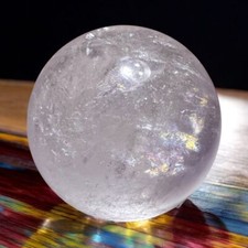 Amethyst Crystal Marble Sphere Meditation Stone