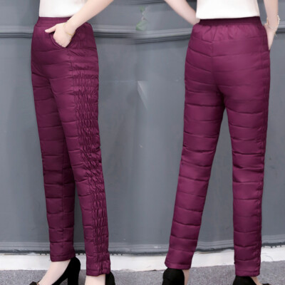 Lady Down Wadded Trousers Pants Cotton 