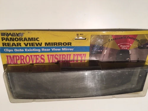 PANORAMIC REAR VIEW MIRROR, 12", CLIP ON TO EXISTING REAR VIEW MIRROR,RALLY 3531