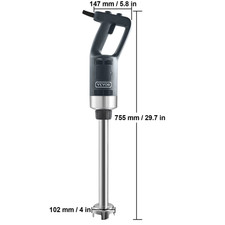 Succebuy Commercial Immersion Blender 500W/ 750W Variable Speed Portable Mixer w