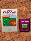 Activision Kaboom! Atari 2600 Video Game Cartridge with Instruction Manual