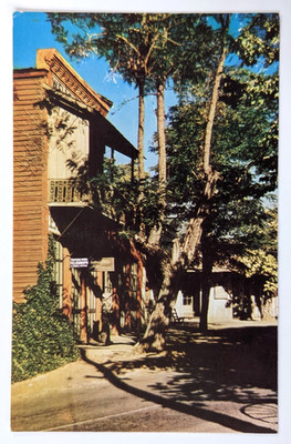 Columbia CA California Gold Rush Era Street Scene Mining Town Old West Postcard