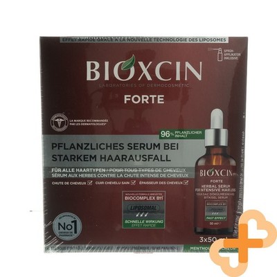 BIOXCIN FORTE Kräuter- Serum Für Intensiv Haarausfall Liposomal Komplex 3 x 50
