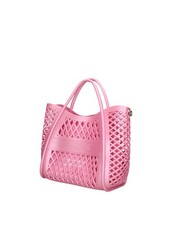 Borsa a Mano Marc Ellis Antique Pink Traforata Polyurethane Design Moderno