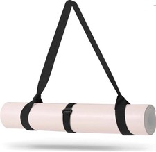 1Pc Black Yoga Mat Carrier Strap, Exercise Mat Carrier Adjustable Sling Weigh...