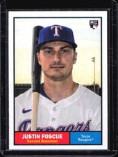 Justin Foscue Rookie 2024 Topps Archives #31 Texas Rangers