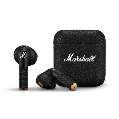 Wireless Earbuds True Bluetooth Noise Cancelling Black Marshall Minor IV