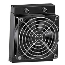 Water Cooling Radiator,12 Pipe Aluminum Heat Exchanger Radiator with Fan 120mm