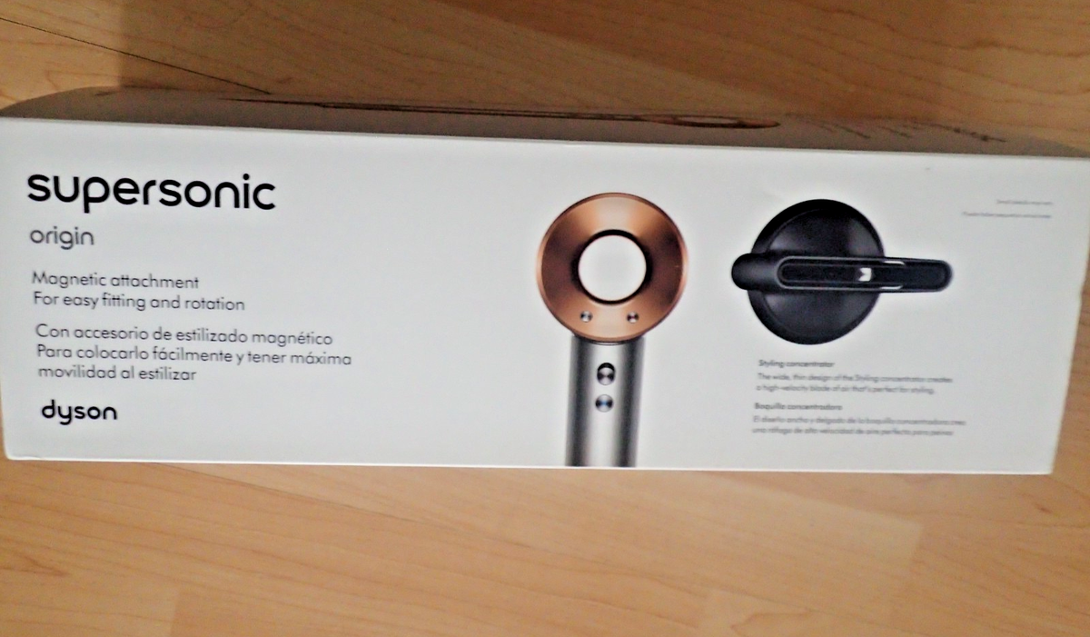 SEALED DYSON Supersonic Origin Hair Dryer Nickel/Copper
