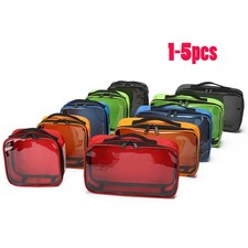 1/5PCS Outdoor Storage Bag Large Capacity Oxford Medicine Pill First Aid Kit