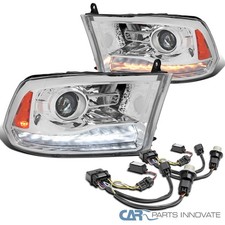 Fit 2013-2018 Ram 1500 2500 Projector Headlightsswitchback Led Sequential Strip Fit 2013-2018 Ram 1500 2500 Projector Headlightsswitchback Led Sequential Strip