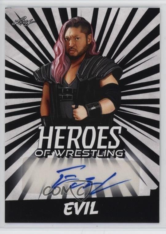 2023 Leaf Heroes of Wrestling Evil #BA-E1 Auto 1l2