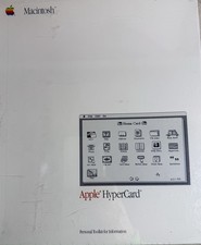 Vintage 1987 NOS Macintosh Apple HyperCard M0556 / A Software Factory Sealed