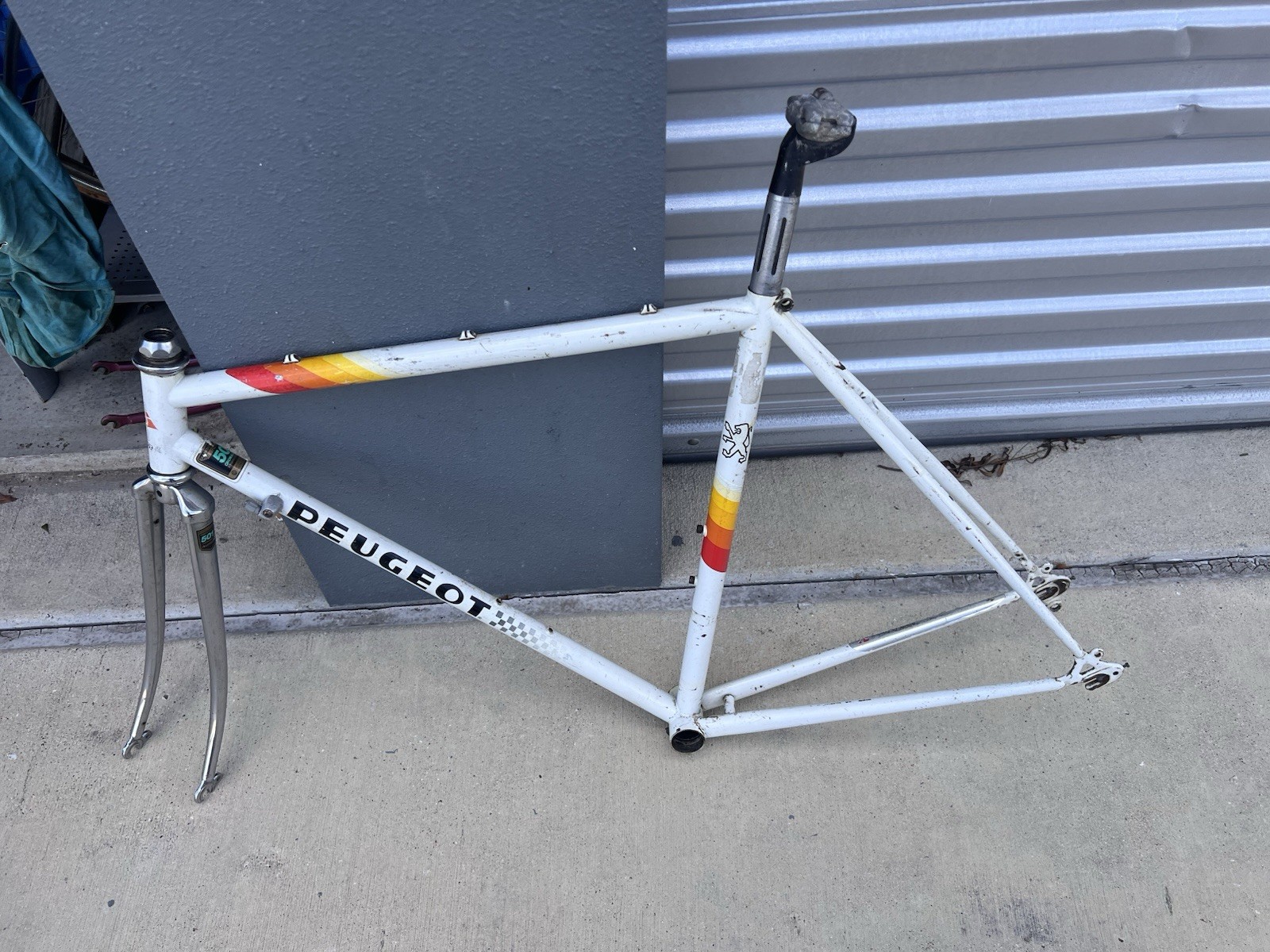 Vintage 1970's Peugeot VENTOUX Road Bike 22inch FRAME