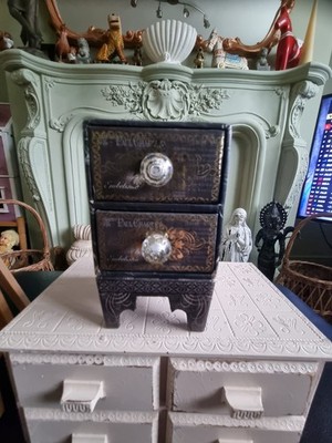 Miniatur Französische Schminktisch Box für Schmuck Andenken oder Seifen
