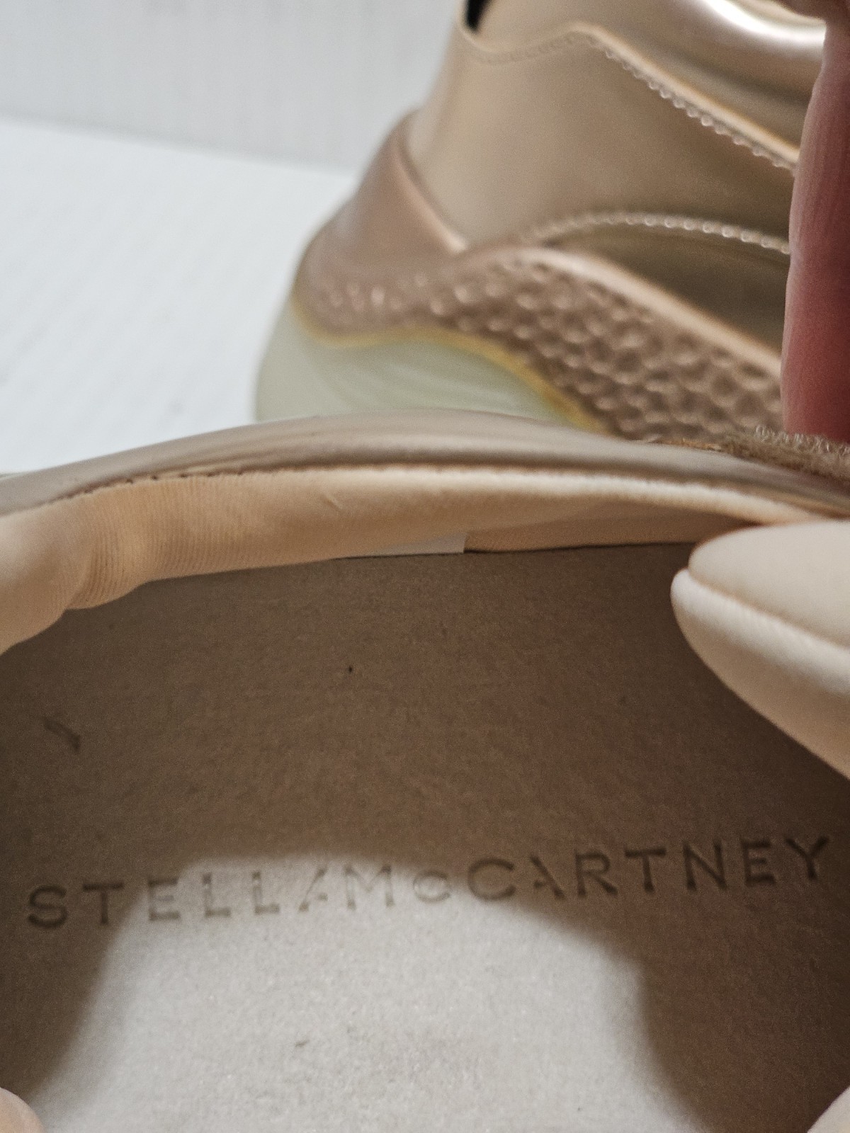 Stella McCartney Eclipse Touch Strap Sneakers Ros… - image 11