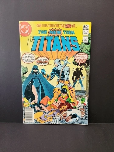 The New Teen Titans Newsstand #2 (1980) VG 1st Deathstroke! George Perez!
