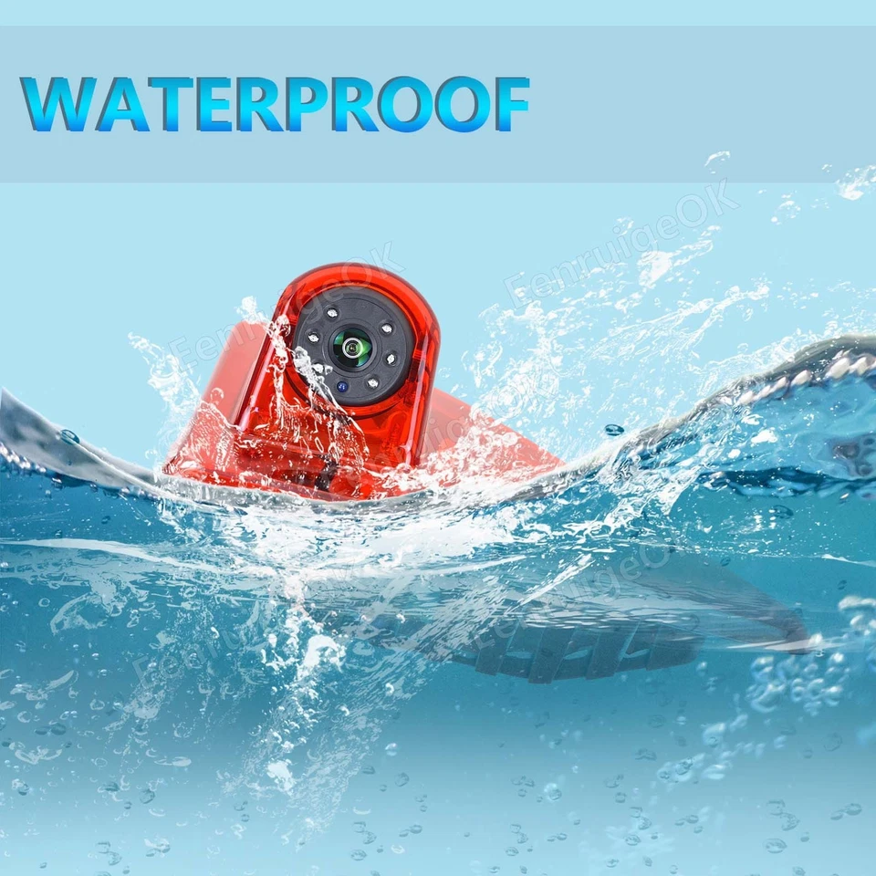 7"Écran et 3ème feux stop Caméra de recul Pour Renault Master Opel Nissan NV400 - Photo 4/4