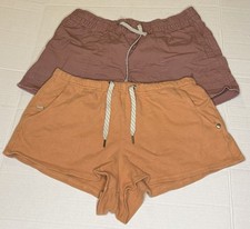Vuori Women's Shorts Lot Of 2 Size S Running Yoga Athletic Comfy Damaged -READ-