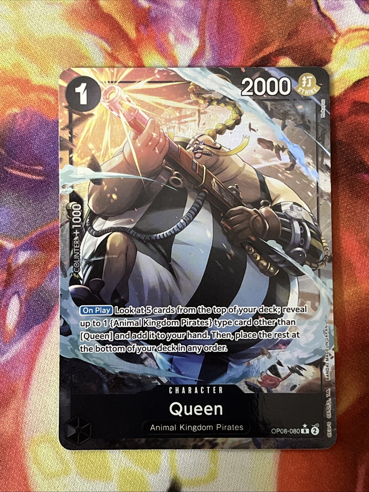 NM Queen (Parallel) OP08-080 Two Legends Foil