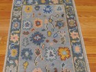 Turkish Oushak Rug,Geometric Multicolored Area Rug,Handmade Bohemian Rug 2.1x3.1 — photo 10
