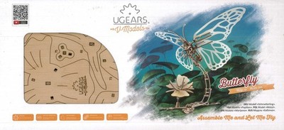 Butterfly Mechanical Wooden 3D Puzzle. NEW MUST HAVE GIFT IDEA
