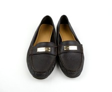 Coach Frederica Brown Leather Loafers Women's Size 6.5B