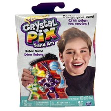 Crystal Pic Sand Art Robot Scene- Design Your Own