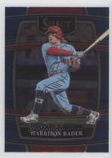 2022 Panini Select Concourse Retail Blue Prizm Harrison Bader #35 fm0