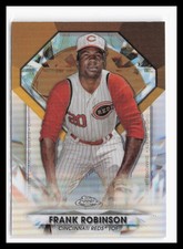 2022 Topps Chrome Update Diamond Greats Die Cuts #DGC-32 Frank Robinson Reds