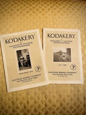 VTG KODAKERY Magazine 1924-25 for Amateur Photographers EASTMAN KODAK Bundle