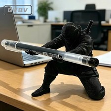 3D Printed Ninja Pen Holder Desktop Figurine Pencil Organizer Desk Decor Gift
