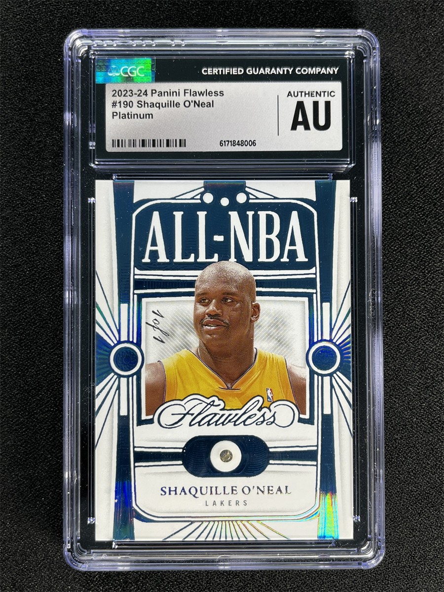 1/1 One Of One ! 2023-24 Flawless Shaquille O'Neal Platinum All-NBA Diamond CGC