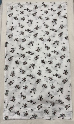 Garnet Hill Holiday Berry King Pillowcase Green Red Floral Holly Org Cotton