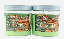 Dead Sea Collection Eucalyptus Exfoliating Mineral Salt Scrub, 2-Pack 23.28 oz