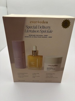 Ever Eden Special Delivery Skincare for Mom & Baby Gift Set Stretch Cream Belly
