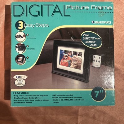 Smartparts 7'' Digital Picture Frame with LCD, SD/MMC, MS/xD Automatic Slide-Show