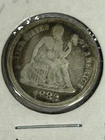1882 Seated Liberty Dime – Silver – Circulated VG Full LIBERTY