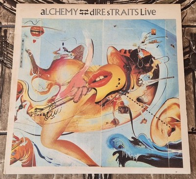 Dire Straits 'Alchemy: Dire Straits Live' 1984 Vertigo 2xLP Gatefold Vinyl - G+