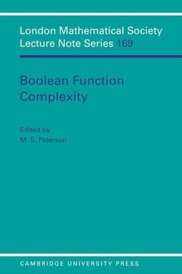 Boolesche Funktionskomplexität - 9780521408264