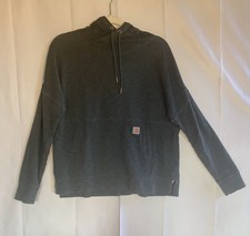 Carhartt Women  s Relax Fit Hoodie Sweatshirt Green Sz L 12-14 