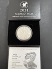 2021-W American Silver Eagle Coin - 1 Ounce .999 Silver w/COA & US Mint Box