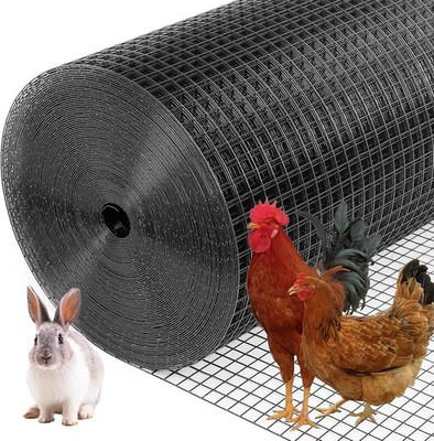 Black Hardware Cloth 1/4Inx48Inx100Ft, 22GA, Chicken Wire Fencing Roll, Black Ch