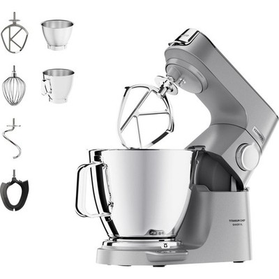 Kenwood Titanium Chef Baker XL KVL85.004SI 7 l Küchenmaschine Silber
